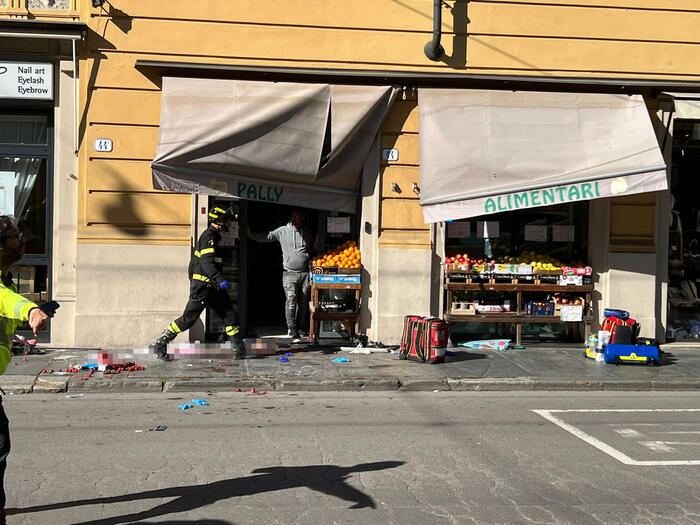 Driver crashes into crowd in Italy, then attacks bystanders with knife