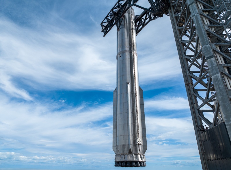 SpaceX готовится к новому запуску ракеты Starship (фото)