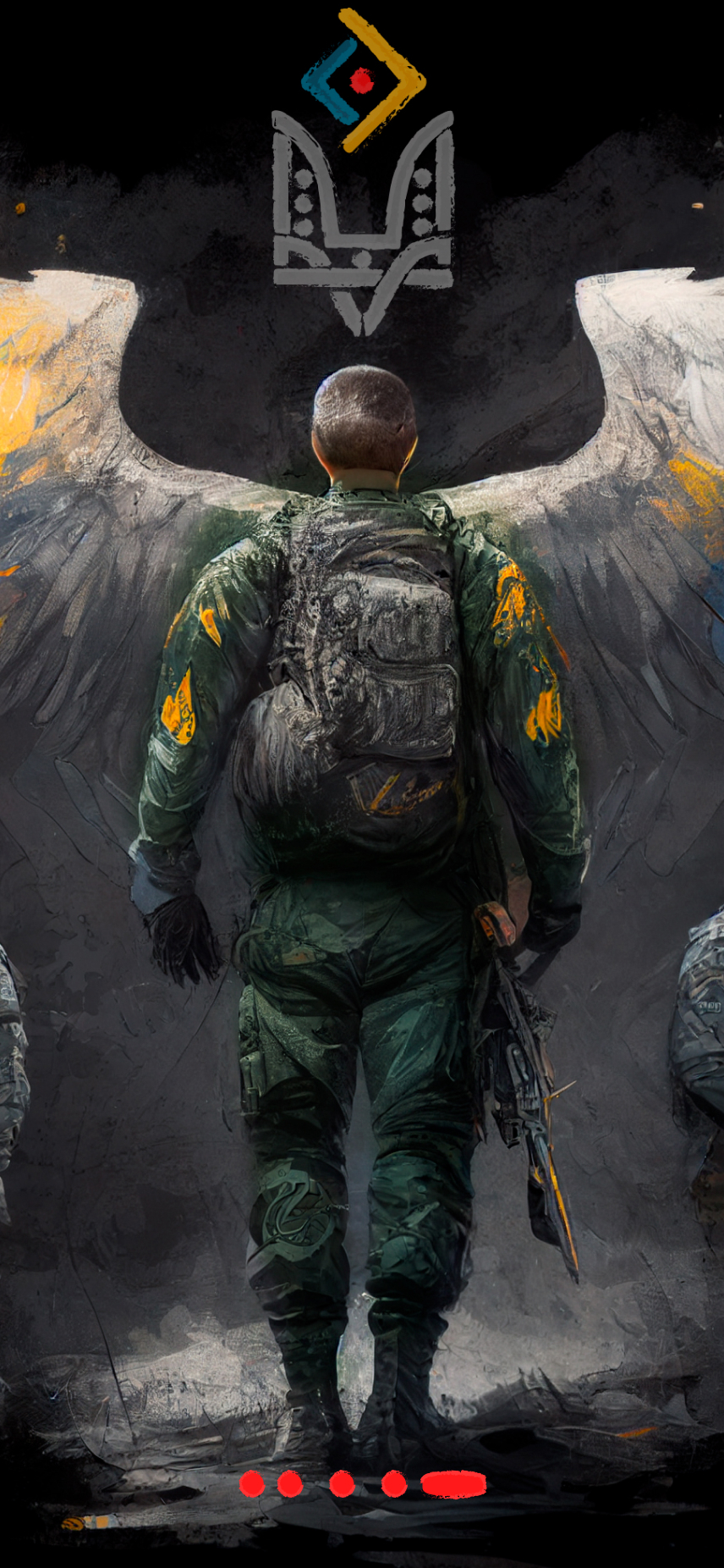 Искусственный интеллект создал календарь, посвященный героическому сопротивлению украинцев: сильные фото