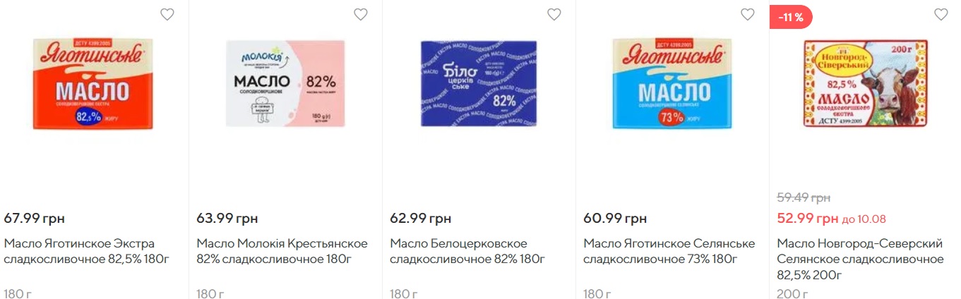 В Україні зросте ціна на вершкове масло: коли чекати подорожчання
