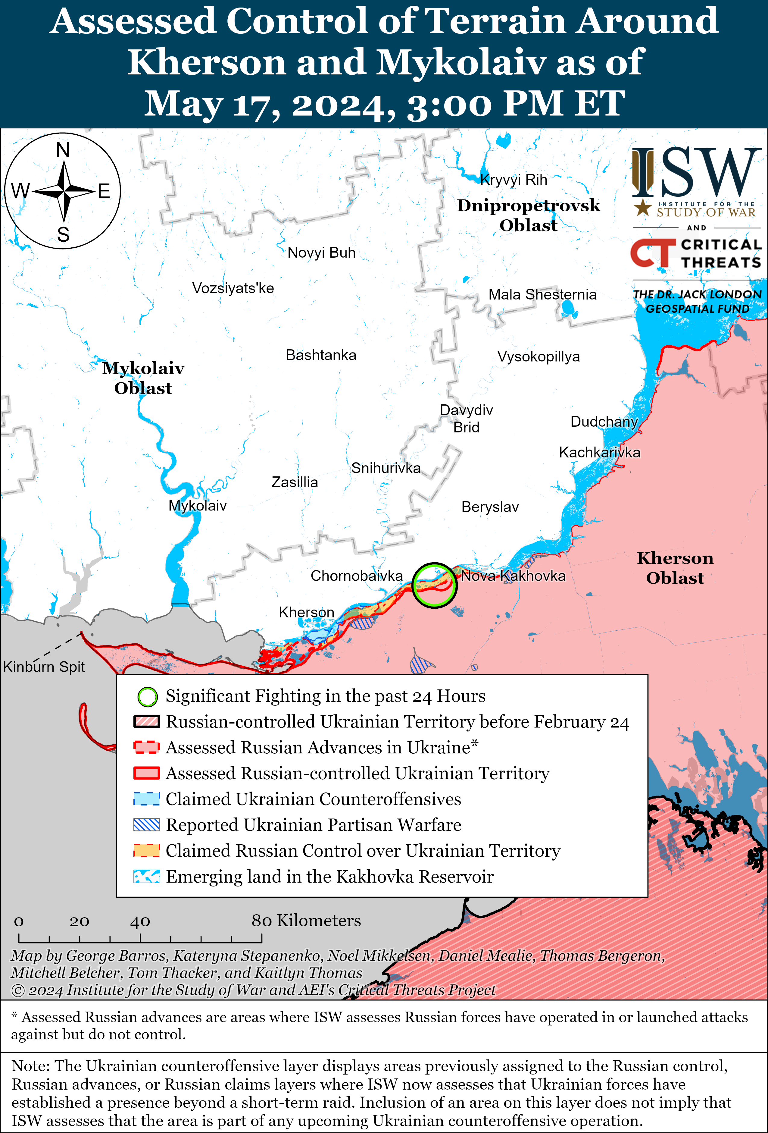 ВСУ уничтожают много техники РФ в Харьковской области, враг атакует под Крынками: карты ISW