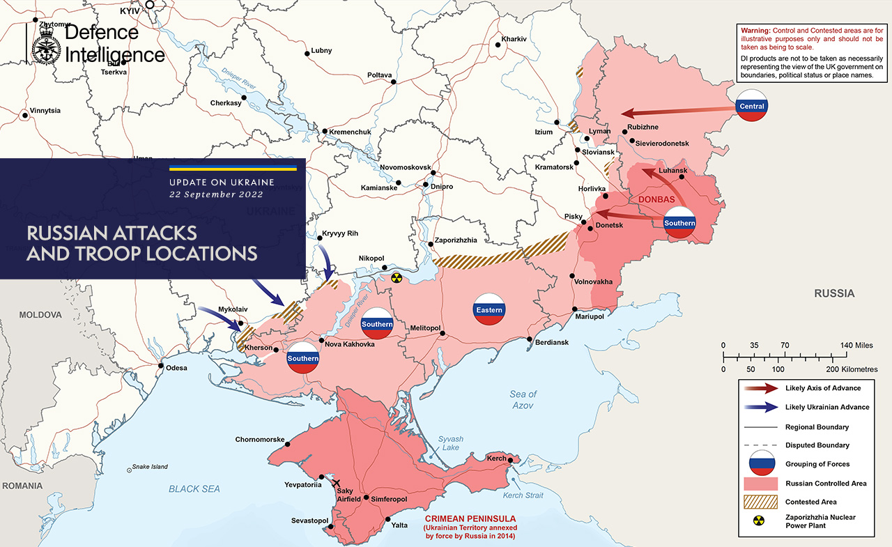 Карта війни в Україні від британської розвідки: які зміни на фронтах