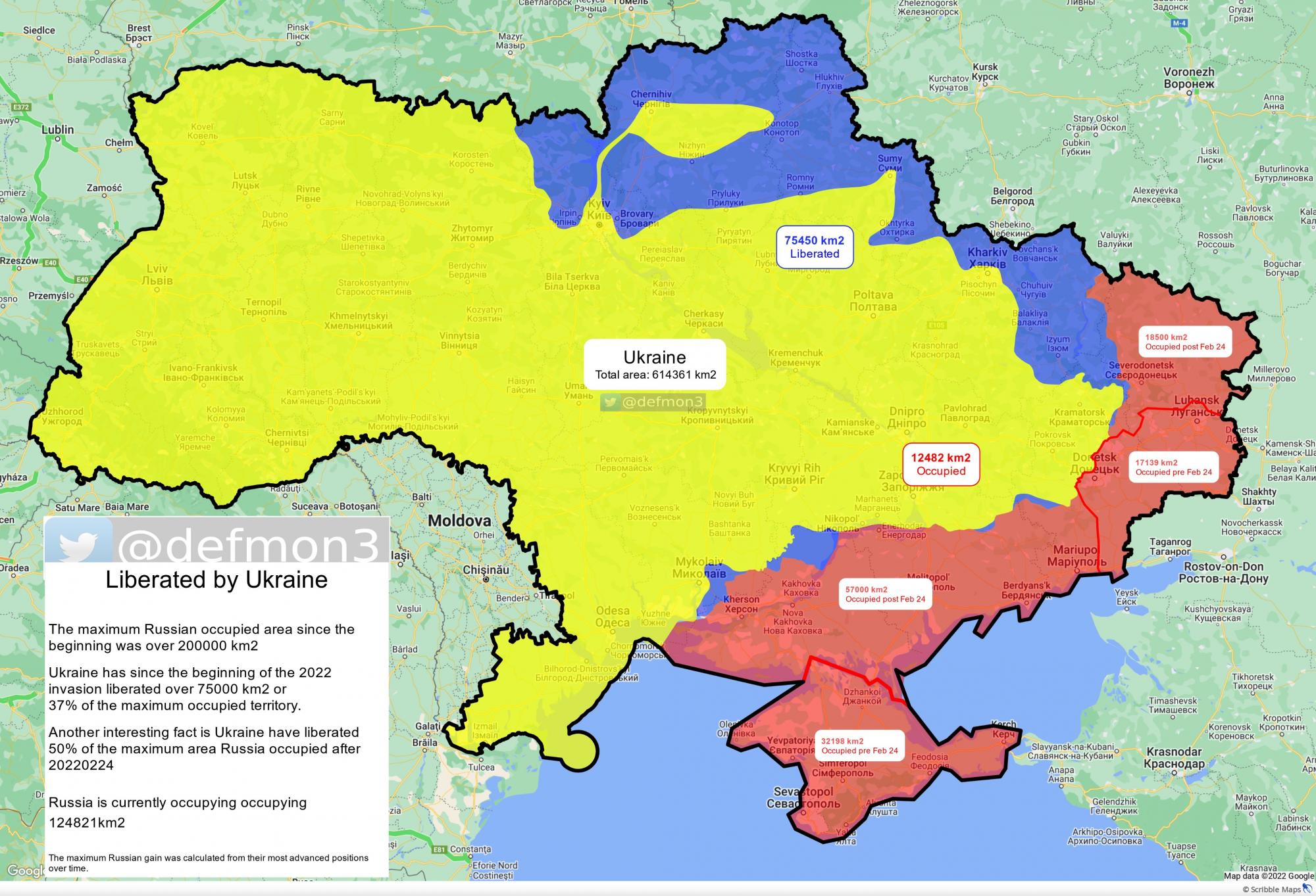 ВСУ освободили уже 37% оккупированной с 2014 года территории Украины, - аналитики