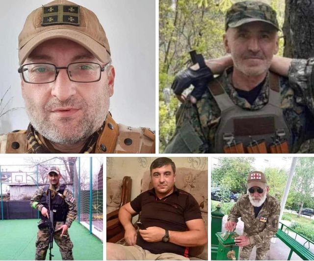 В боях под Бахмутом погибли пять добровольцев из Грузии