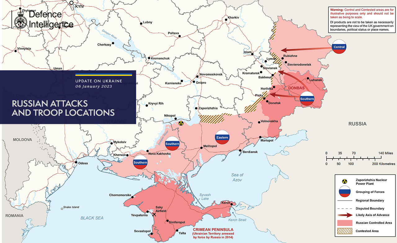 Британия показала свежую карту боевых действий в Украине: какая ситуация на фронте