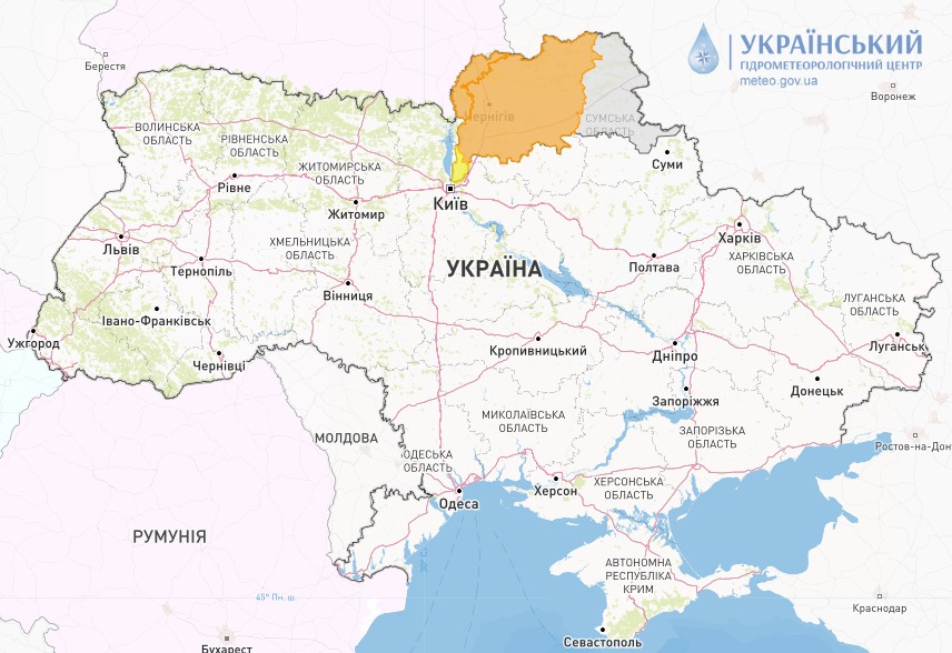 Жителей двух областей предупредили о возможном подтоплении дорог и сел