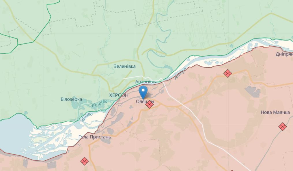 Росіяни обстріляли окуповані Олешки Херсонської області: пошкоджені будинки