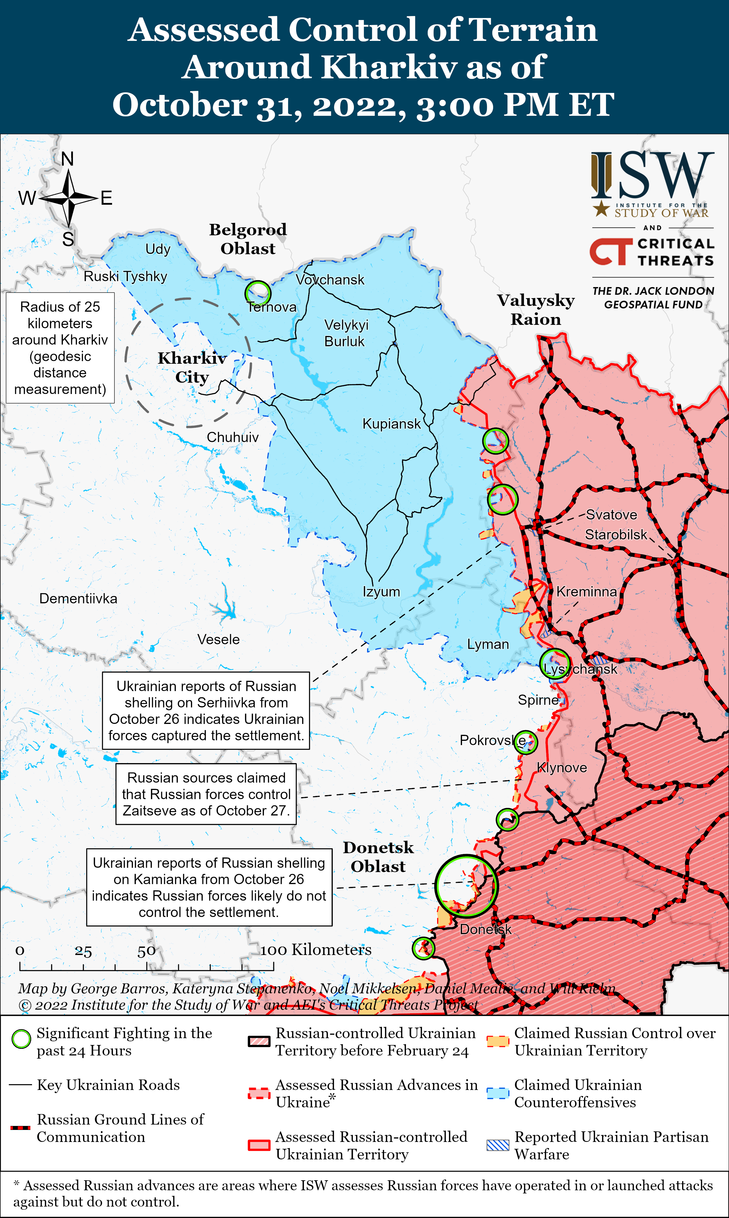 ЗСУ просунулися на схід від Куп'янська і відбили атаки на Бахмут: мапи боїв ISW