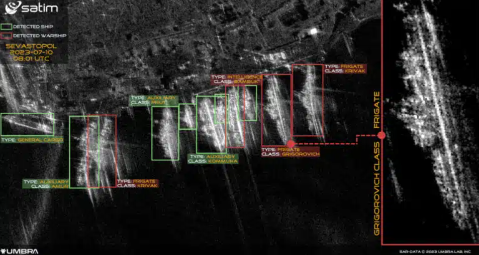 Аналитики объяснили, как новые технологии помогут Украине раскрыть замаскированные корабли РФ