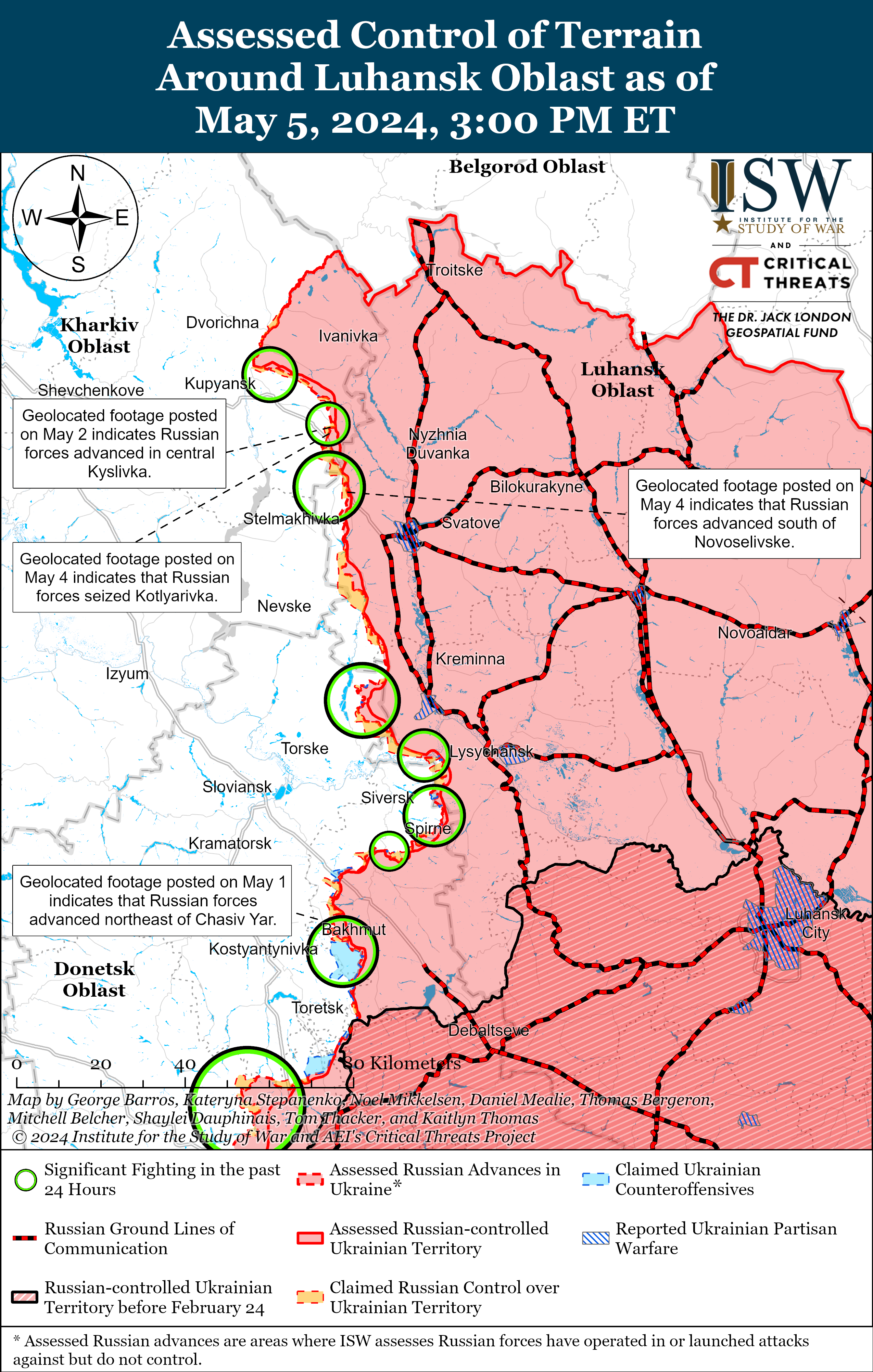 ЗСУ розширили позиції в Кринках, а окупанти просунулися під Куп’янськом: карти ISW qkxiqdxiqdeihxant