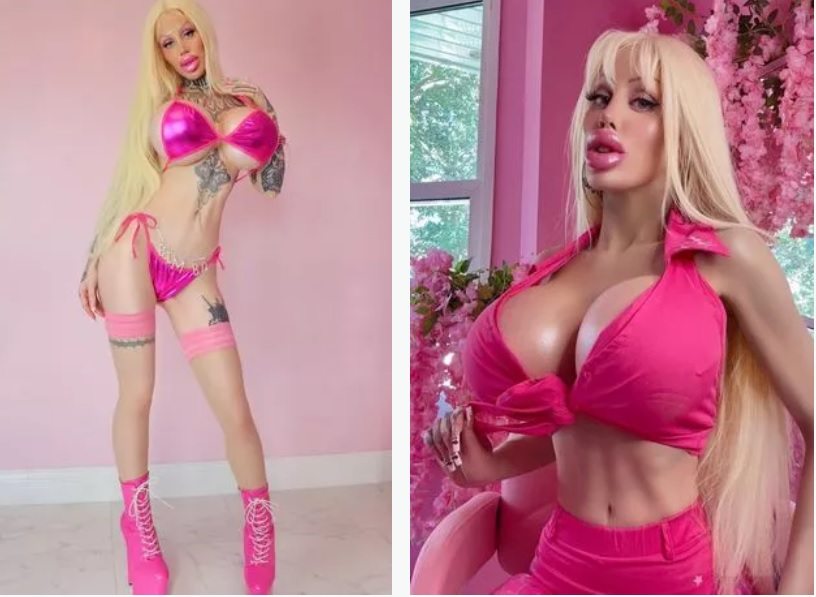 Женщина потратила 120 тыс. долларов, чтобы стать похожей на Барби. Смотрите, как она выглядит