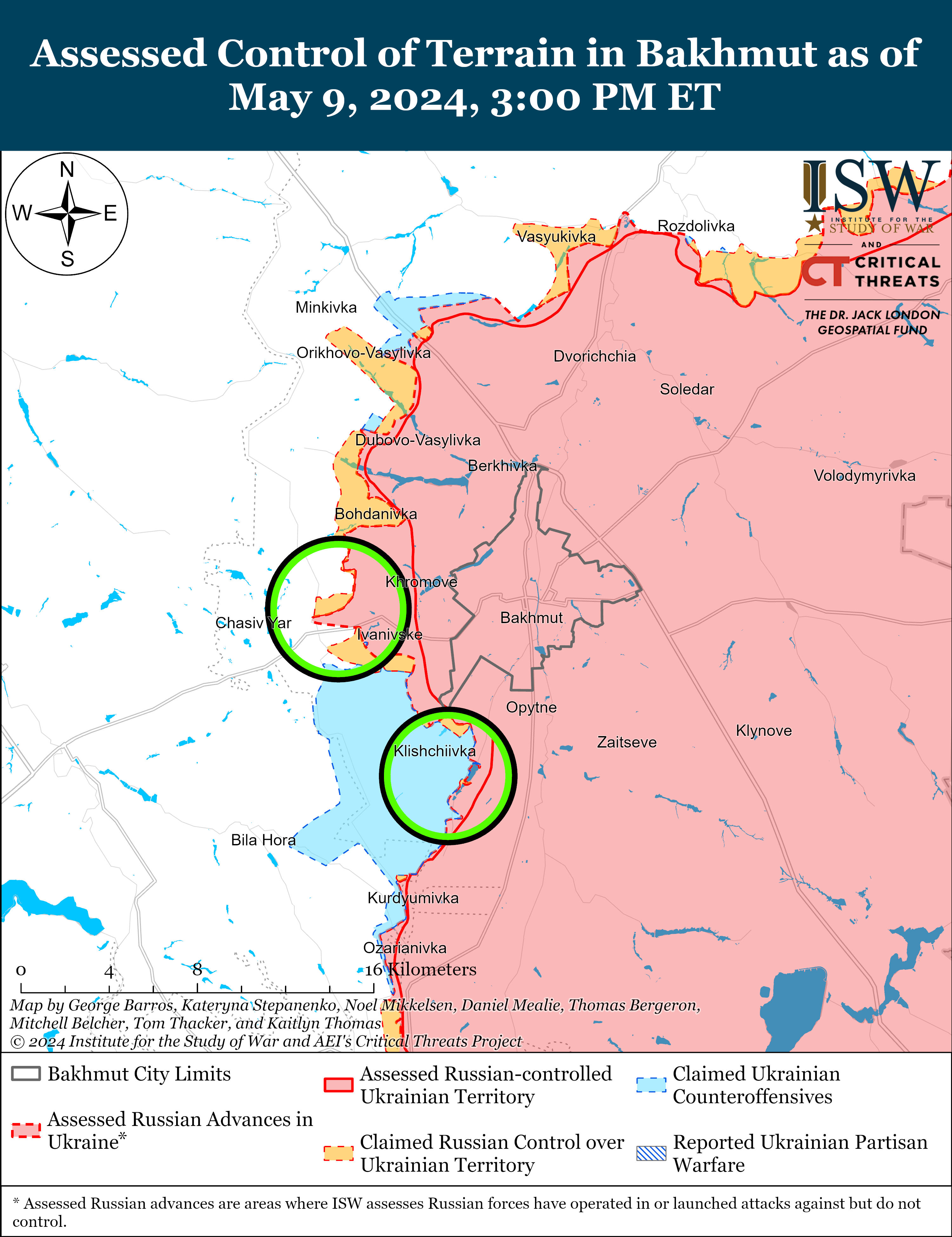 ЗСУ нищать техніку РФ під Авдіївкою, ворог може готувати нову атаку на Часів Яр: карти ISW