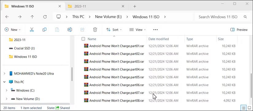Как разделить крупные файлы на несколько частей в Windows: инструкция