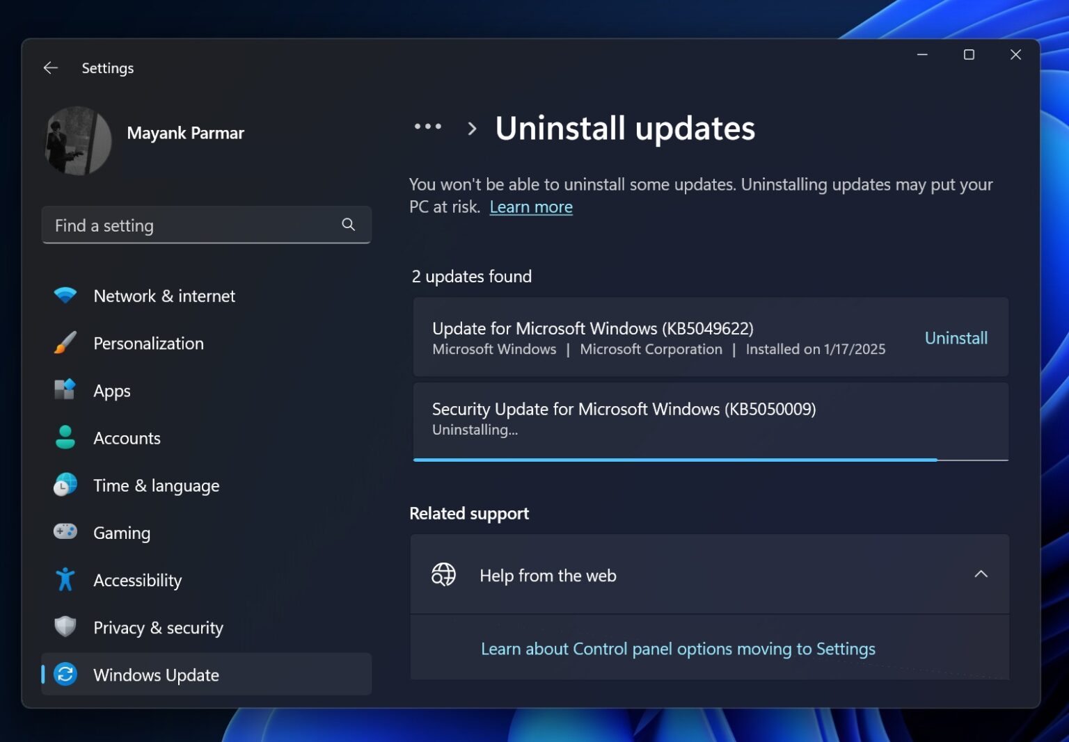 Windows знову під загрозою. Оновлення від Microsoft порушило роботу 4 ключових функцій