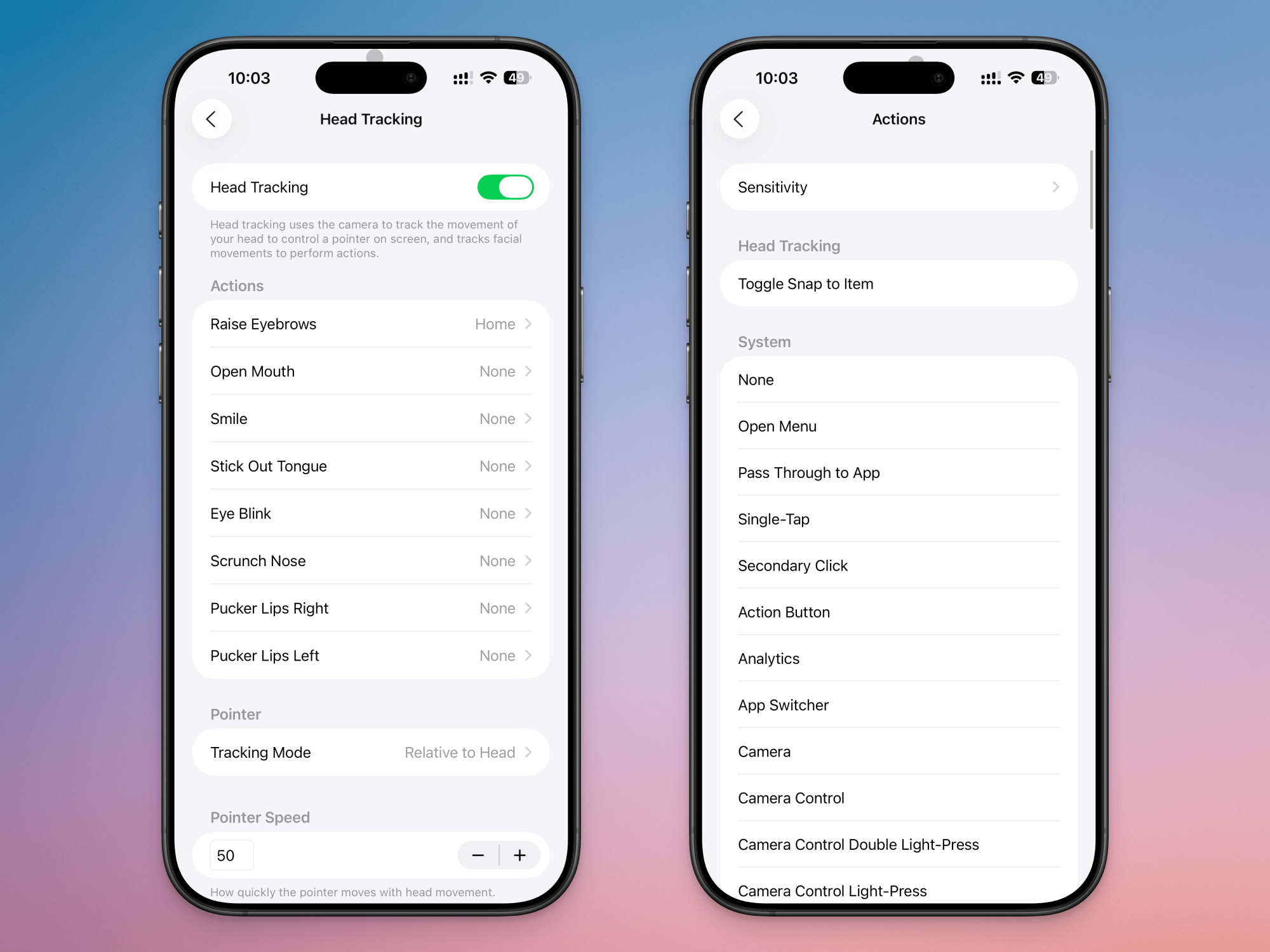 iPhone можно управлять лицом: как работает функция в iOS 26