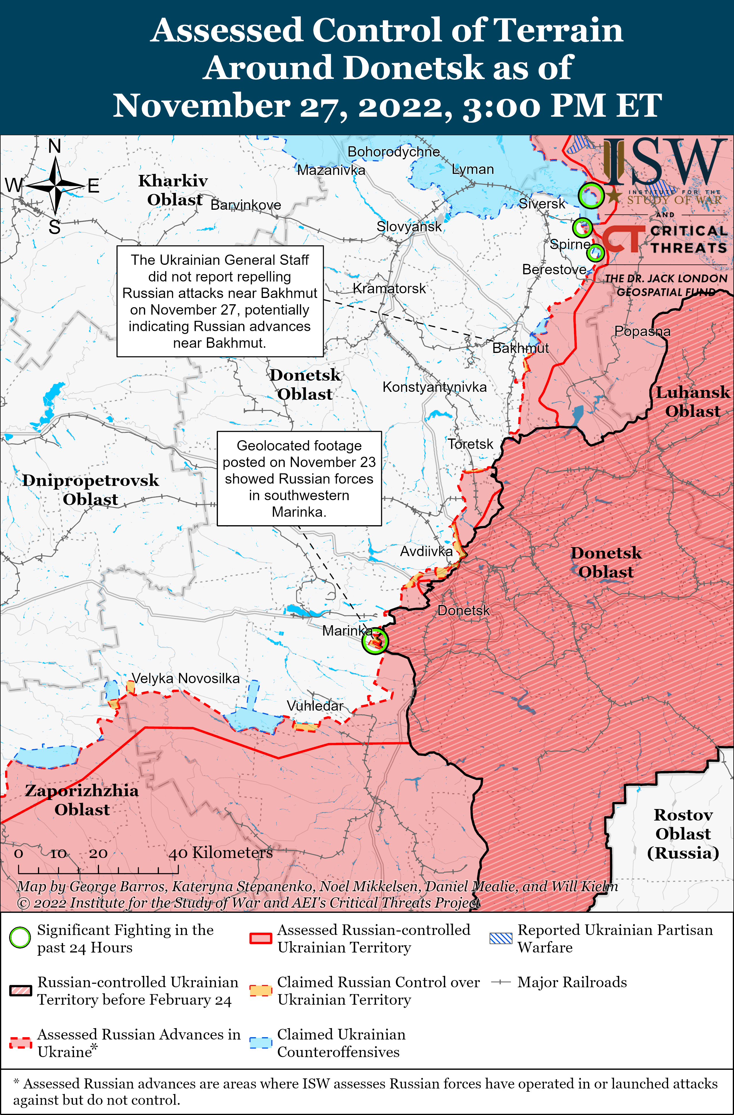 Окупанти не розраховують, що стримають ЗСУ при форсуванні Дніпра: карти боїв