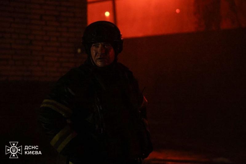 Kyiv warehouses burn after Russian attack as casualties reported