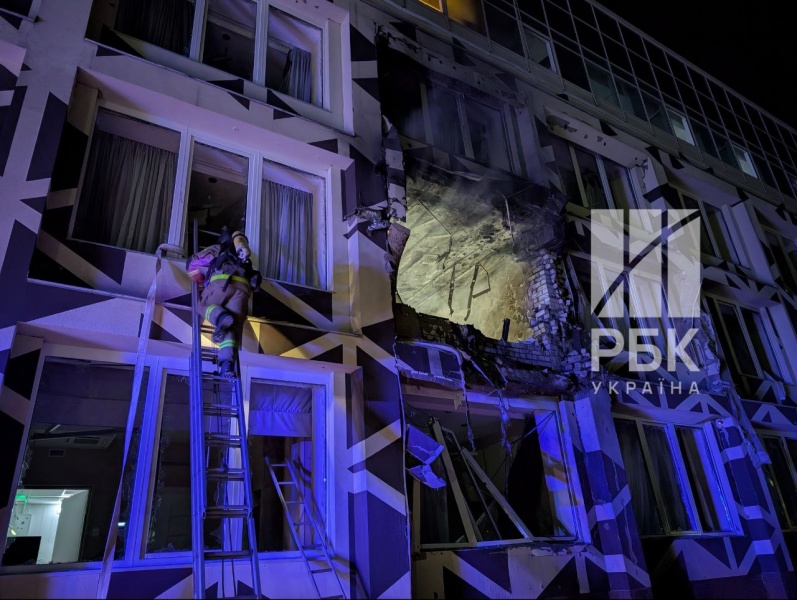 Kyiv private medical clinic damaged in Russian strike: Photo report
