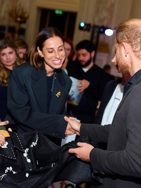 Prince Harry gifted embroidered shirt from brand favored by Ukraine's First Lady