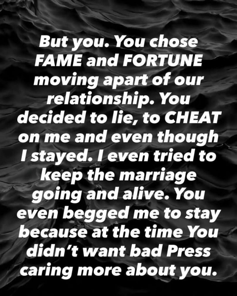 Jennifer Lopez's ex accuses her of cheating and lying: 'You chose fame and fortune'