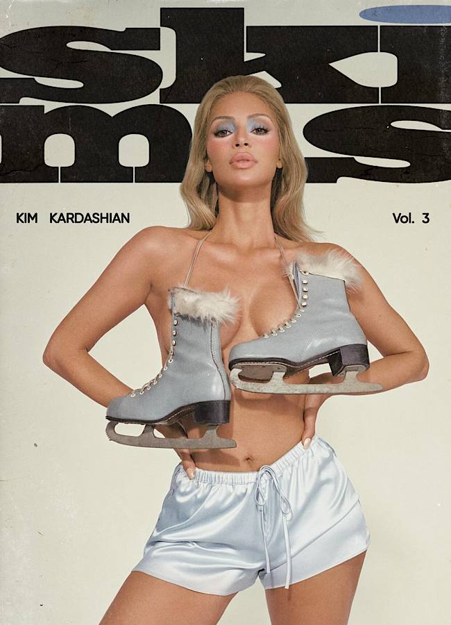 Ким Кардашьян представила новогодний кампейн в стиле 90-х