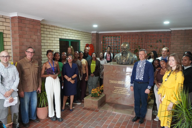 Symbol of freedom: Botswana opens Africa's first monument to Ukrainian poet Taras Shevchenko