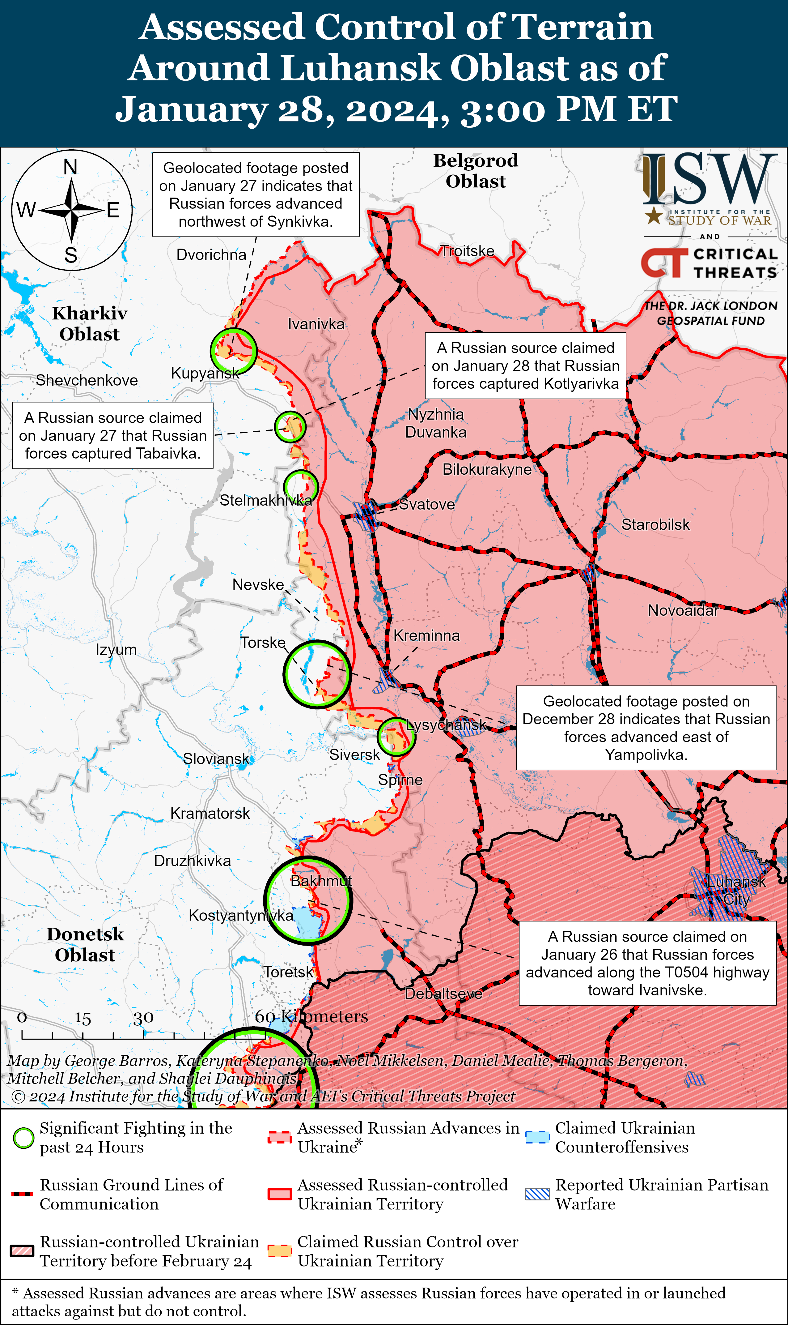 Російські війська постійно змінюють свою тактику на Авдіївському напрямі: карти ISW qkxiqdxiqdeihrant