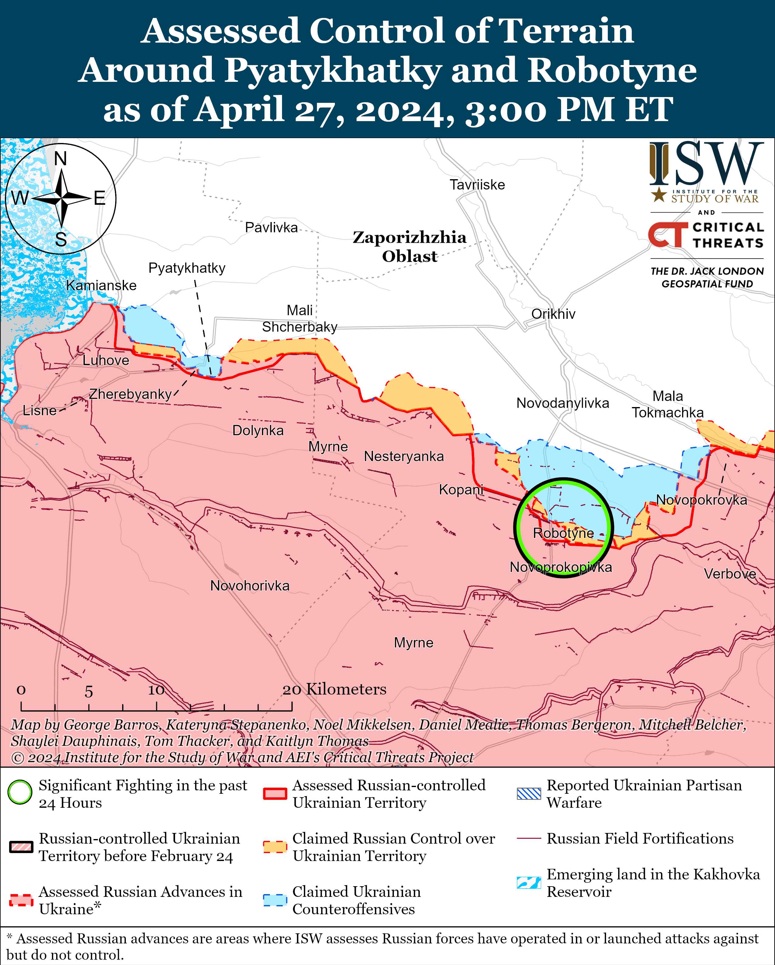 Окупанти просунулися під Авдіївкою і тиснуть на кількох напрямках: карти ISW