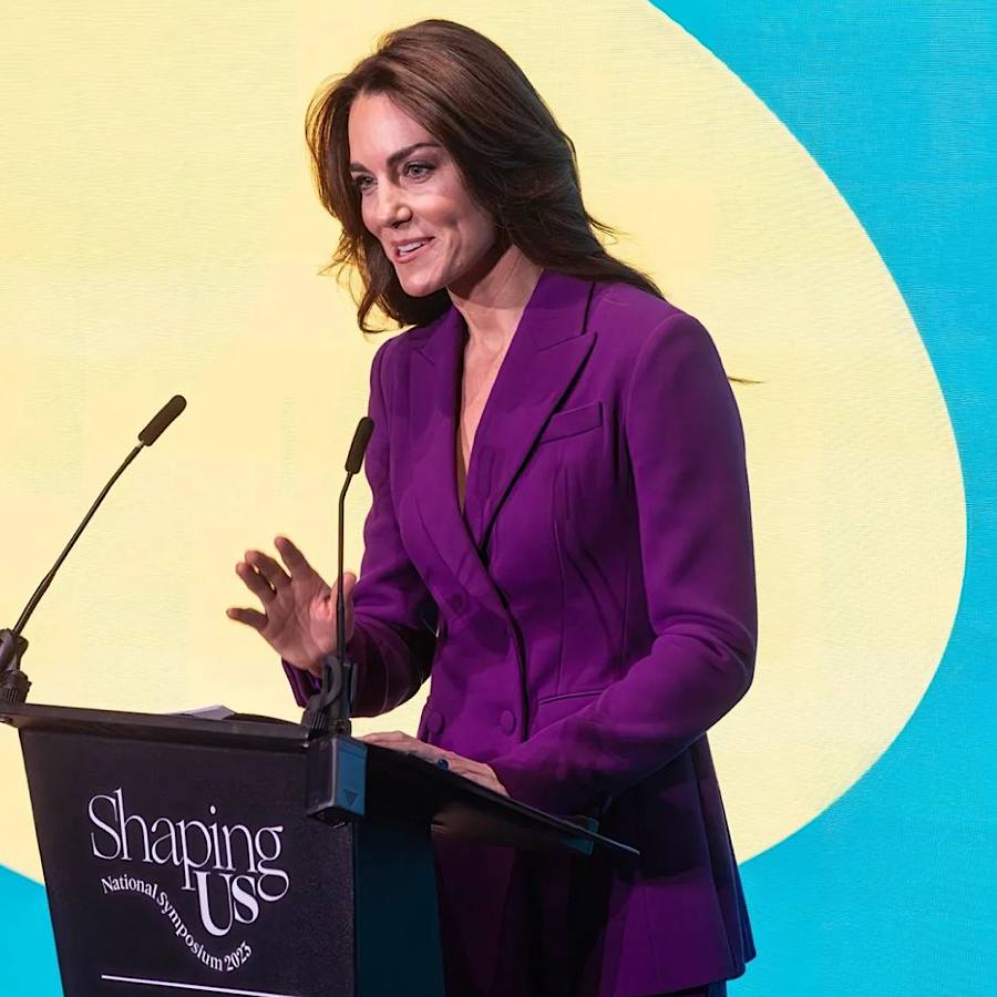 Кейт Міддлтон вразила яскравим вбранням під час промови у Лондоні