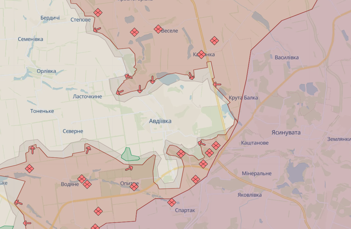 Тарнавський про відхід ЗСУ на півдні Авдіївки: заблокованих підрозділів немає, логістика працює