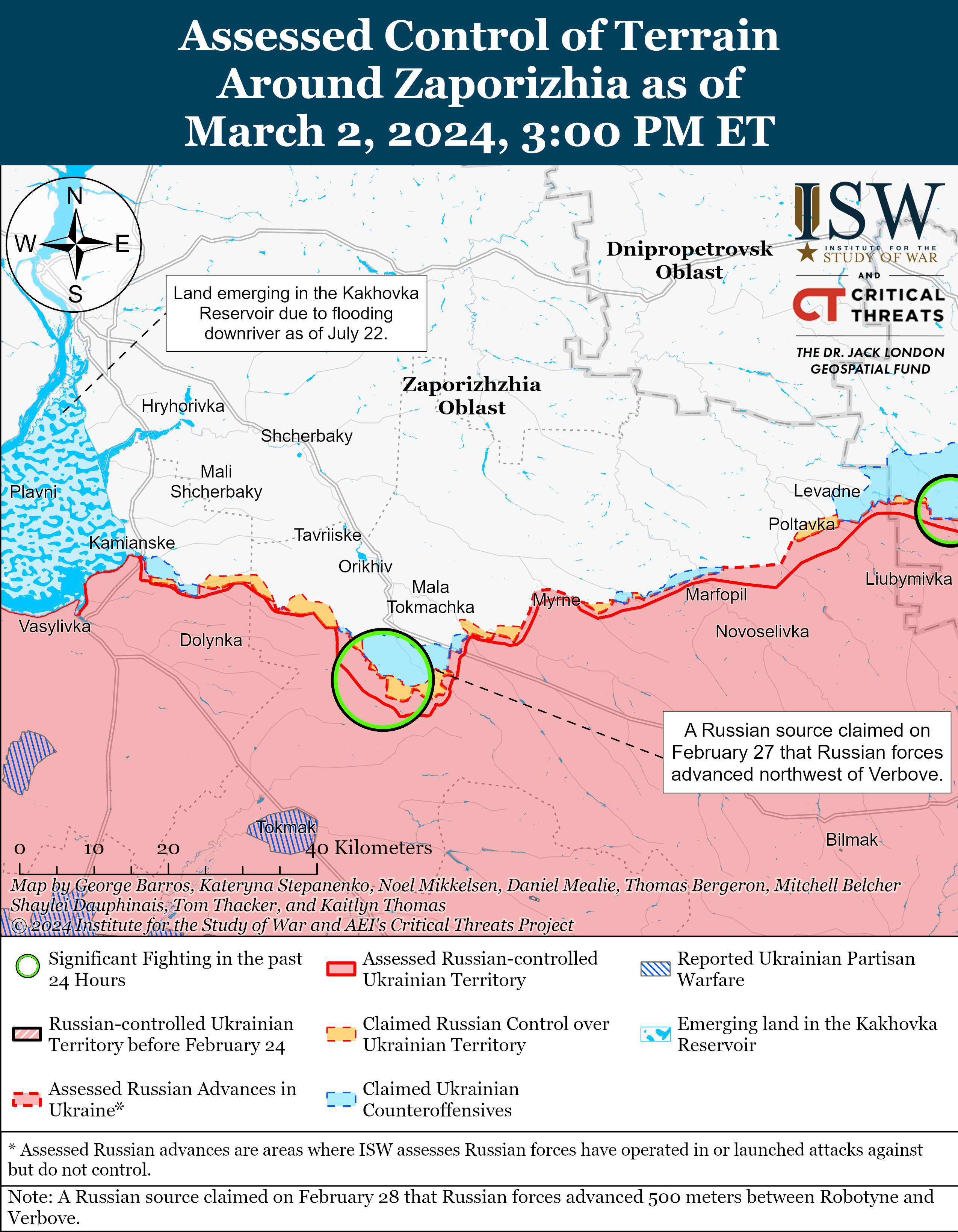 Окупанти намагаються посилити наступ під Авдіївкою: карти ISW