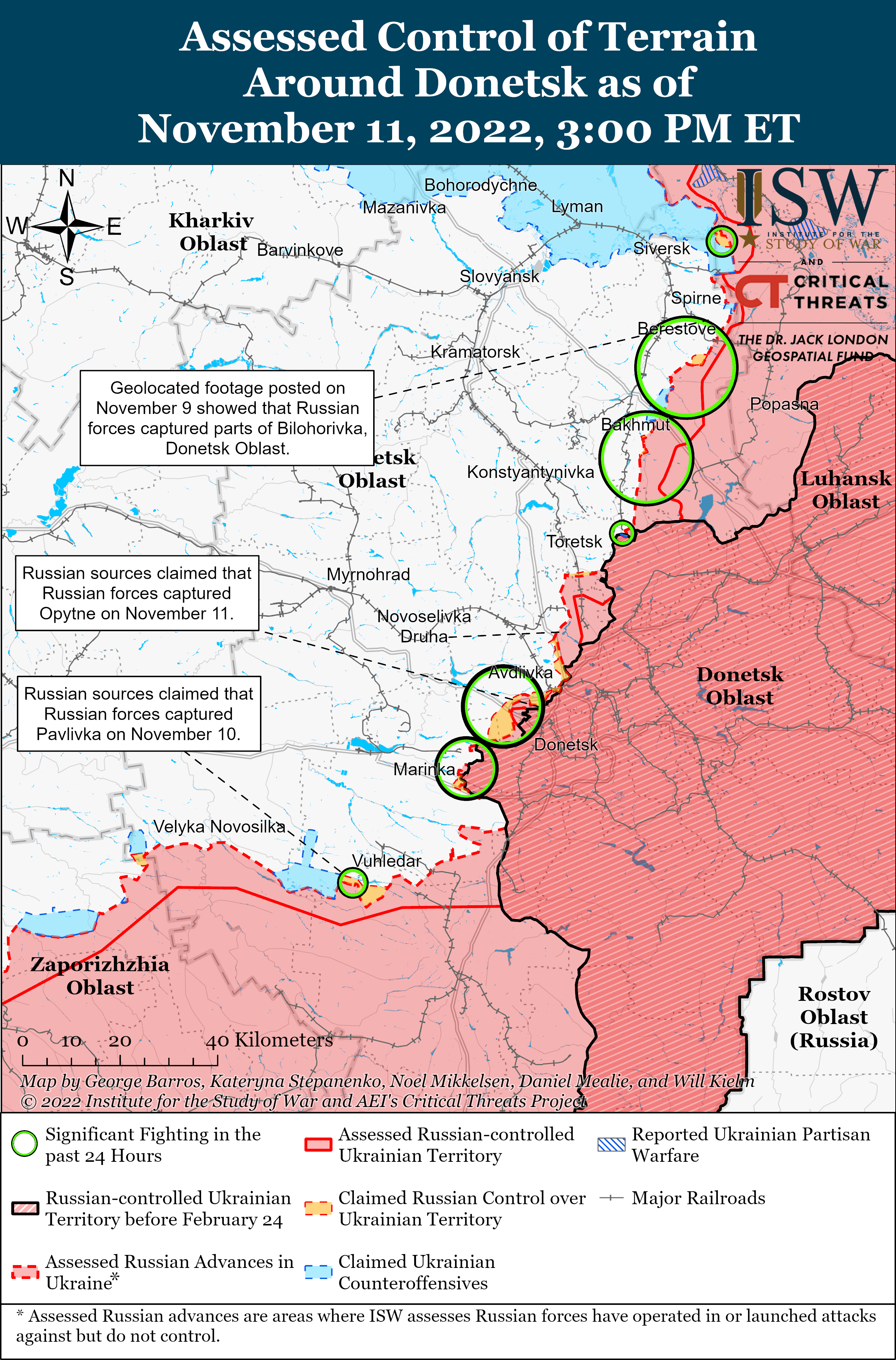 Звільнення правобережжя Херсонської області і просування ЗСУ до Сватового: нові карти боїв