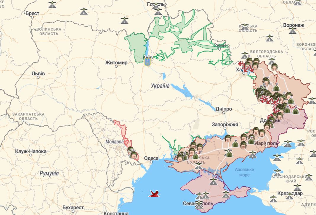 Карта войны на 13 июля: какая ситуация на фронтах