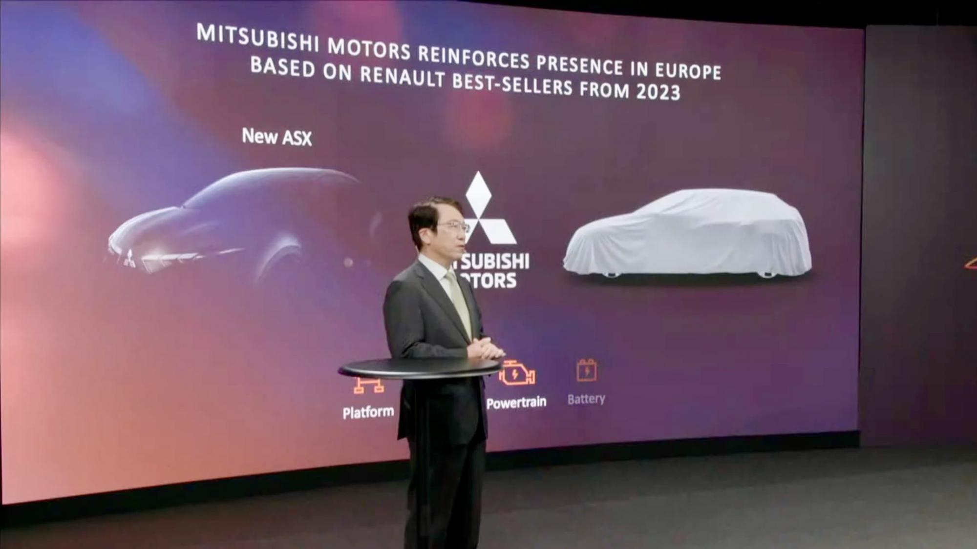 Новый дешевый кроссовер Mitsubishi на платформе Renault: первые изображения