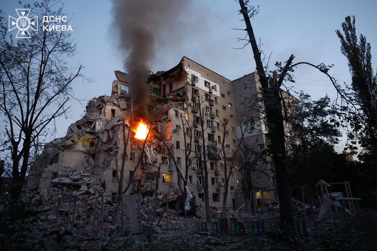 Inside Russia's devastating attack on Kyiv: Collapsed buildings, fires, and survivors under rubble
