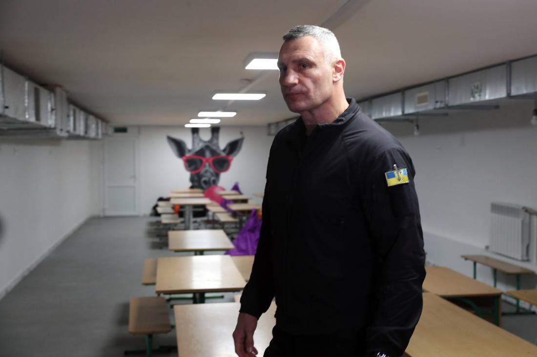 Як виглядає оновлена школа в Солом'янському районі (фото: t.me/vitaliy_klitschko) Щоб діти могли вчитися: у Києві відремонтували укриття в 76 закладах освіти