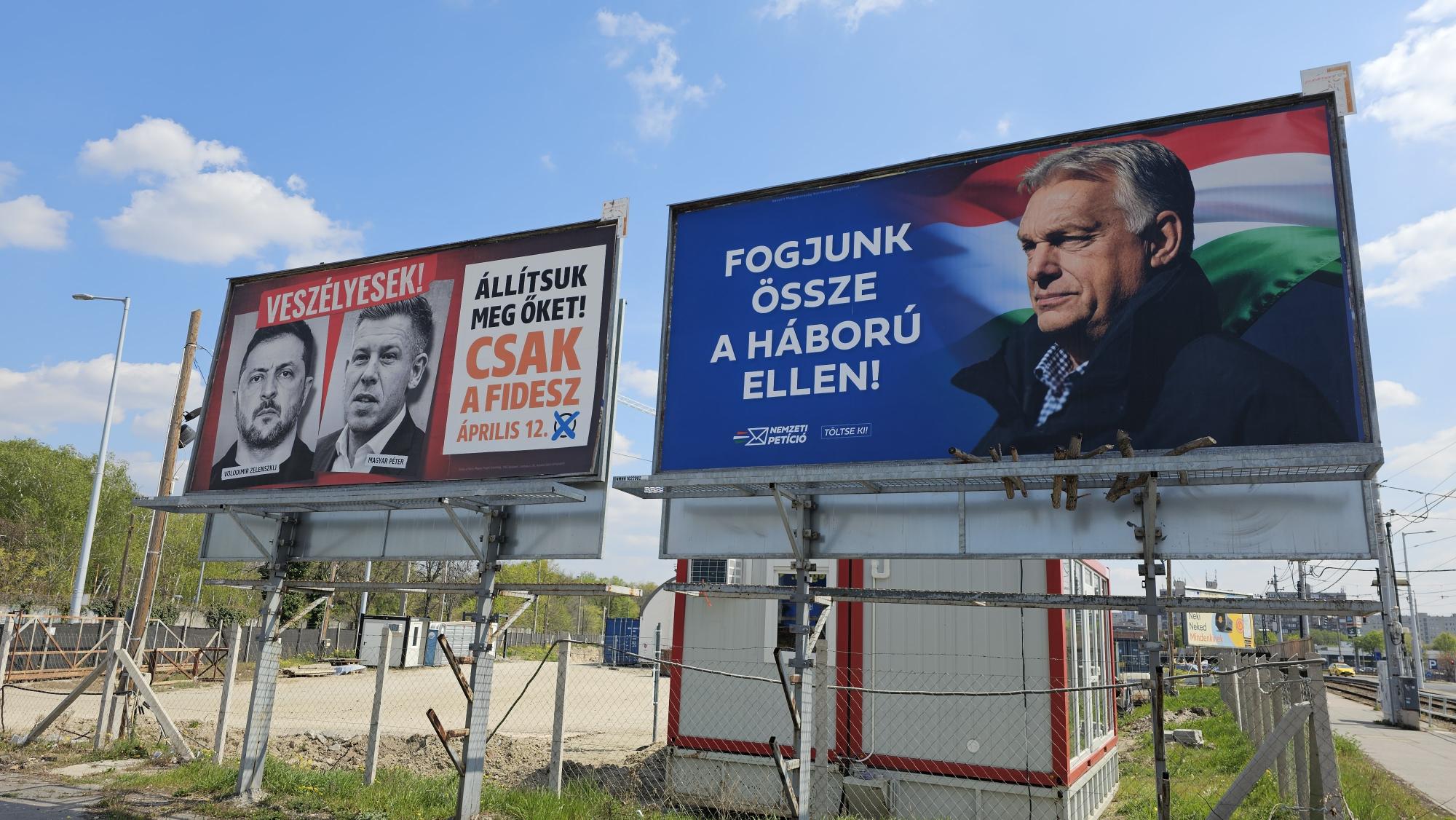 Зеленский на каждом шагу: как Орбан использует Украину в агитации. Репортаж из Будапешта