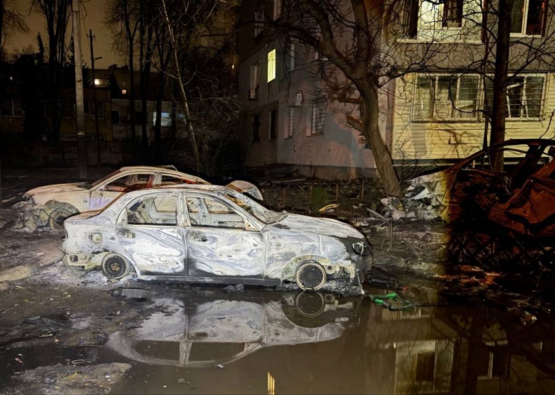 Russian drones strike Dnipro, homes damaged and children hurt