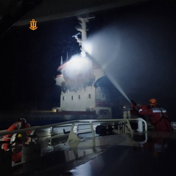 Russian drone hits Turkish-owned cargo ship in Black Sea, crew injured