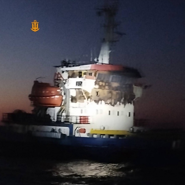 Russian drone hits Turkish-owned cargo ship in Black Sea, crew injured