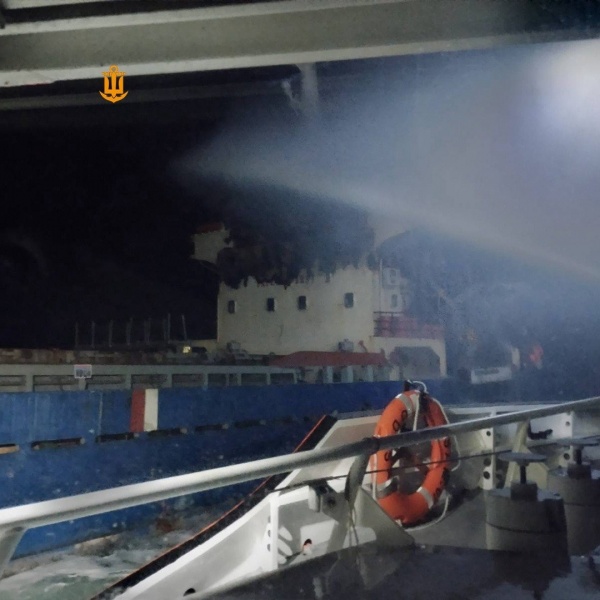 Russian drone hits Turkish-owned cargo ship in Black Sea, crew injured