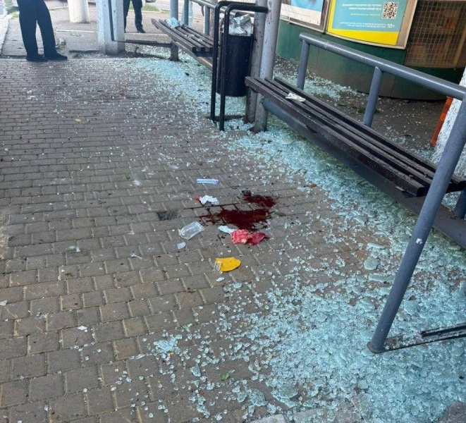 Russian drone strike hits bus stop with people waiting in Ukraine's Odesa
