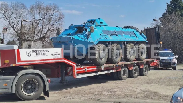 Правительство Болгарии начало отправку обещанных бронетранспортеров в Украину.