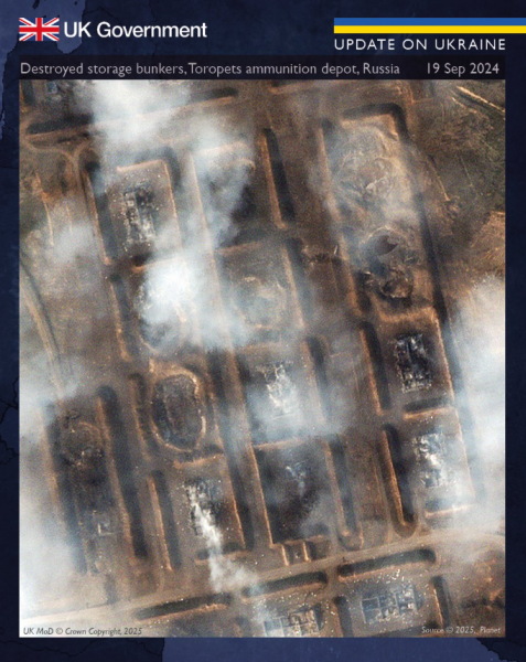 Russia still unable to defend strategic military sites from Ukrainian strikes, says British intelligence