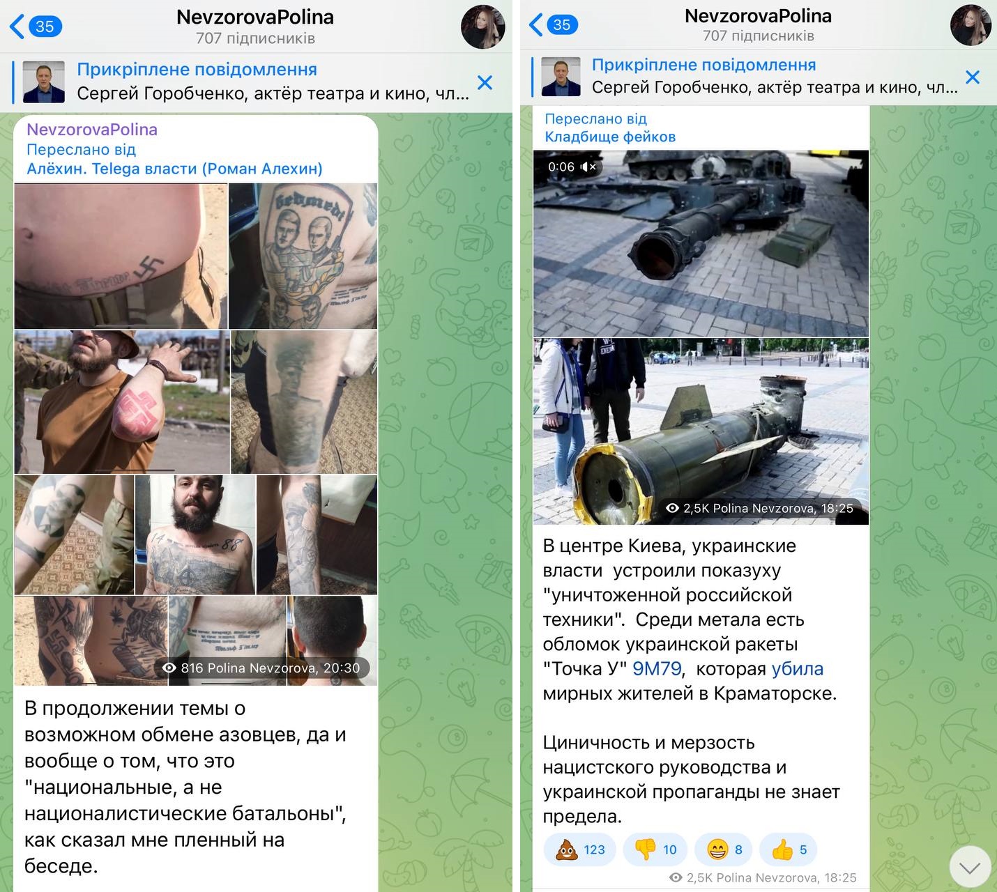 Дочь Невзорова ненавидит украинцев и талдычит про "братские народы"