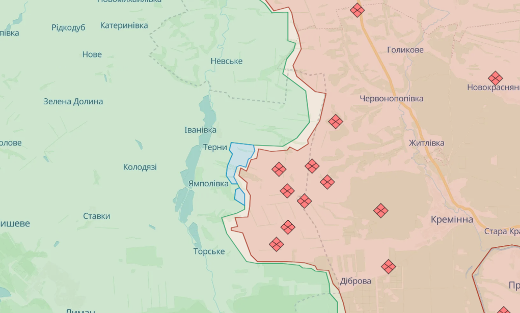 "Азов" показал кадры с только что отбитых позиций вблизи Тернов