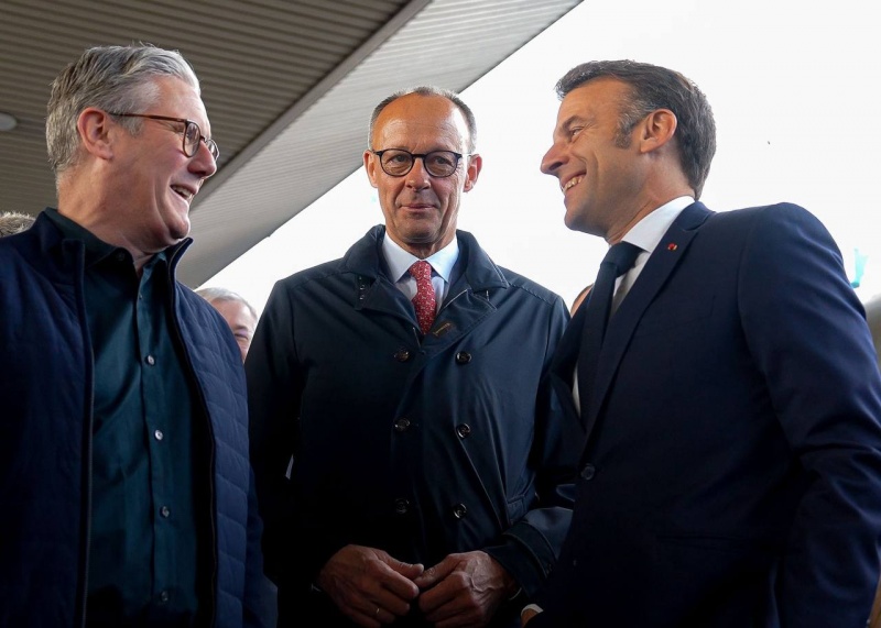 Coalition of the Willing assembling? Merz, Macron, Starmer, and Tusk arrive in Kyiv