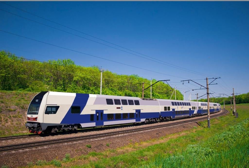 В Укрзалізниці показали оновлений електропоїзд Skoda: фото дизайну