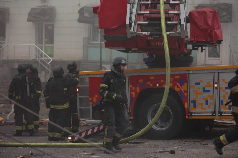 Russian massive drone strike on Dnipro: Medical center and dental clinic hit, one dead