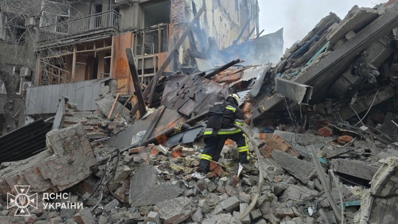 Russia spreads fake claims of 'provocation' after missile strike on Kharkiv